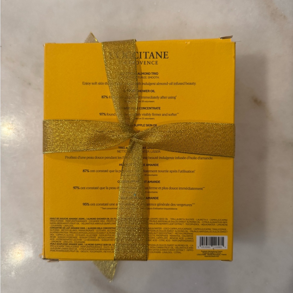 L'Occitane Almond Beauty Trio Gift Set - NWT - Picture 2 of 2